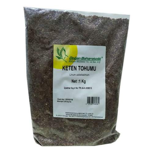 Keten Tohumu Tane Doğal 1000 Gr Paket Keten Tohumu Tane Doğal 1000 Gr Paket