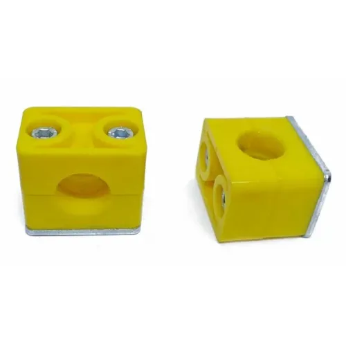 Tek Lama Çift Vida Hidrolik Boru Kelepçesi 8mm (Lisinya)