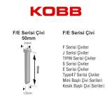 Kobb KBZ50F 50 mm 2500 Adet Çivi