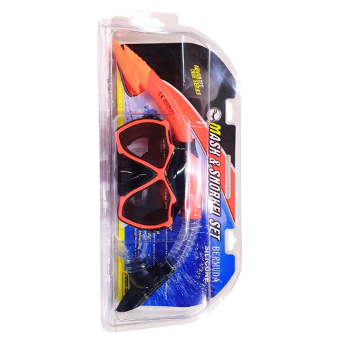 Silikon Maske Snorkel Set Tempered - 246-55 (Lisinya) Silikon Maske Snorkel Set Tempered - 246-55 (Lisinya)