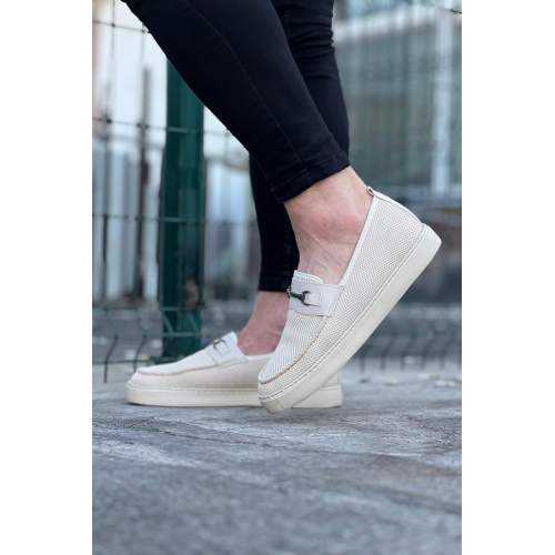 Bej Triko Babet Erkek Casual Ayakkabı Bej Triko Babet Erkek Casual Ayakkabı