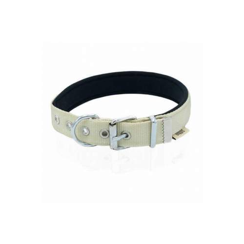 Softlu Köpek Boyun Tasması 3 cm 42 cm-50 cm Haki