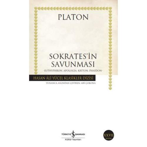 Sokrates’in Savunması- Hasan Ali Yücel Klasikleri  (4022)