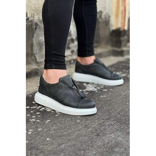 Gri Cilt Erkek Casual Ayakkabı Gri Cilt Erkek Casual Ayakkabı