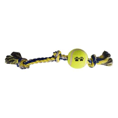Tenis Toplu Uzun Düğümlü Köpek Diş İpi 7-40 cm Mavi Tenis Toplu Uzun Düğümlü Köpek Diş İpi 7-40 cm Mavi
