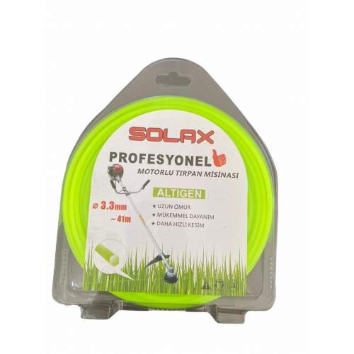 Solax Altıgen Tırpan Misinası 3,3 mm 41 Metre Solax Altıgen Tırpan Misinası 3,3 mm 41 Metre