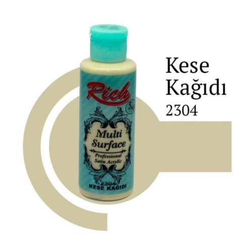 Rich Multi Surface 2304 Kese Kağıdı Akrilik Boya 120 cc Rich Multi Surface 2304 Kese Kağıdı Akrilik Boya 120 cc