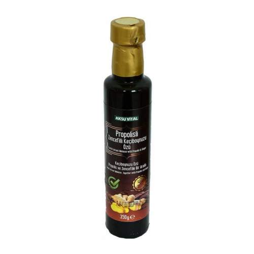 Propolisli Zencefilli Keçiboynuzu Özü Cam Şişe 350 Gr Propolisli Zencefilli Keçiboynuzu Özü Cam Şişe 350 Gr