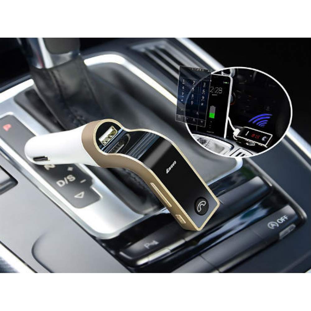 Carg7 Bluetooth Araç FM Transmitter Usb Girişli