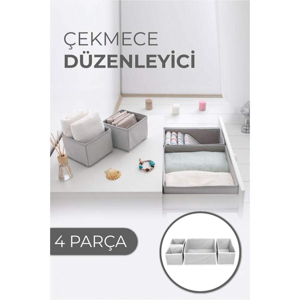 Çekmece Düzenleme Kutu Seti Organizer 4lü Set