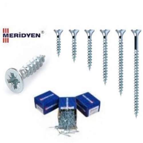 Meridyen Sunta Vidası 4X40 (50 Adet) Meridyen Sunta Vidası 4X40 (50 Adet)