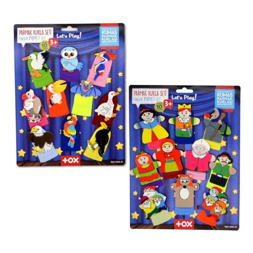 2 Set - 20 Parça  Masal Kahramanları ve Uçan Hayvanlar Parmak Kukla 2 Set - 20 Parça  Masal Kahramanları ve Uçan Hayvanlar Parmak Kukla