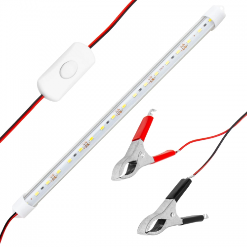 30 Cm Akü Maşalı 12 Volt - 5 Watt T8 Led Ampul 30 Cm Akü Maşalı 12 Volt - 5 Watt T8 Led Ampul
