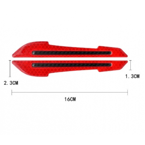 Pratik Araba Ayna Çarpma Koruyucu Renkli Reflektif Şerit
