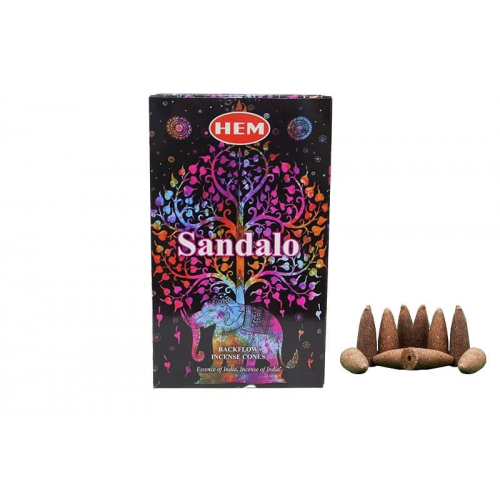 Sandalo Back Flow Konik Tütsü 10lu.. Sandalo Back Flow Konik Tütsü 10lu..