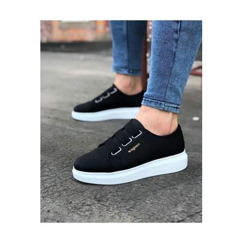 Siyah Kalın Taban Casual Erkek Ayakkabı Siyah Kalın Taban Casual Erkek Ayakkabı