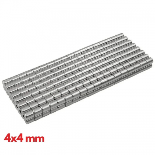 N35 4x4mm Neodyum Mıknatıs 200 Adet, Yuvarlak, Nikel Kaplamalı Kaliteli Ve Dayanıklı Ürün N35 4x4mm Neodyum Mıknatıs 200 Adet, Yuvarlak, Nikel Kaplamalı Kaliteli Ve Dayanıklı Ürün