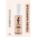 Flormar Perfect Coverage 105 Porcelain Ivory Yoğun Kapatıcı Su Bazlı Fondöten