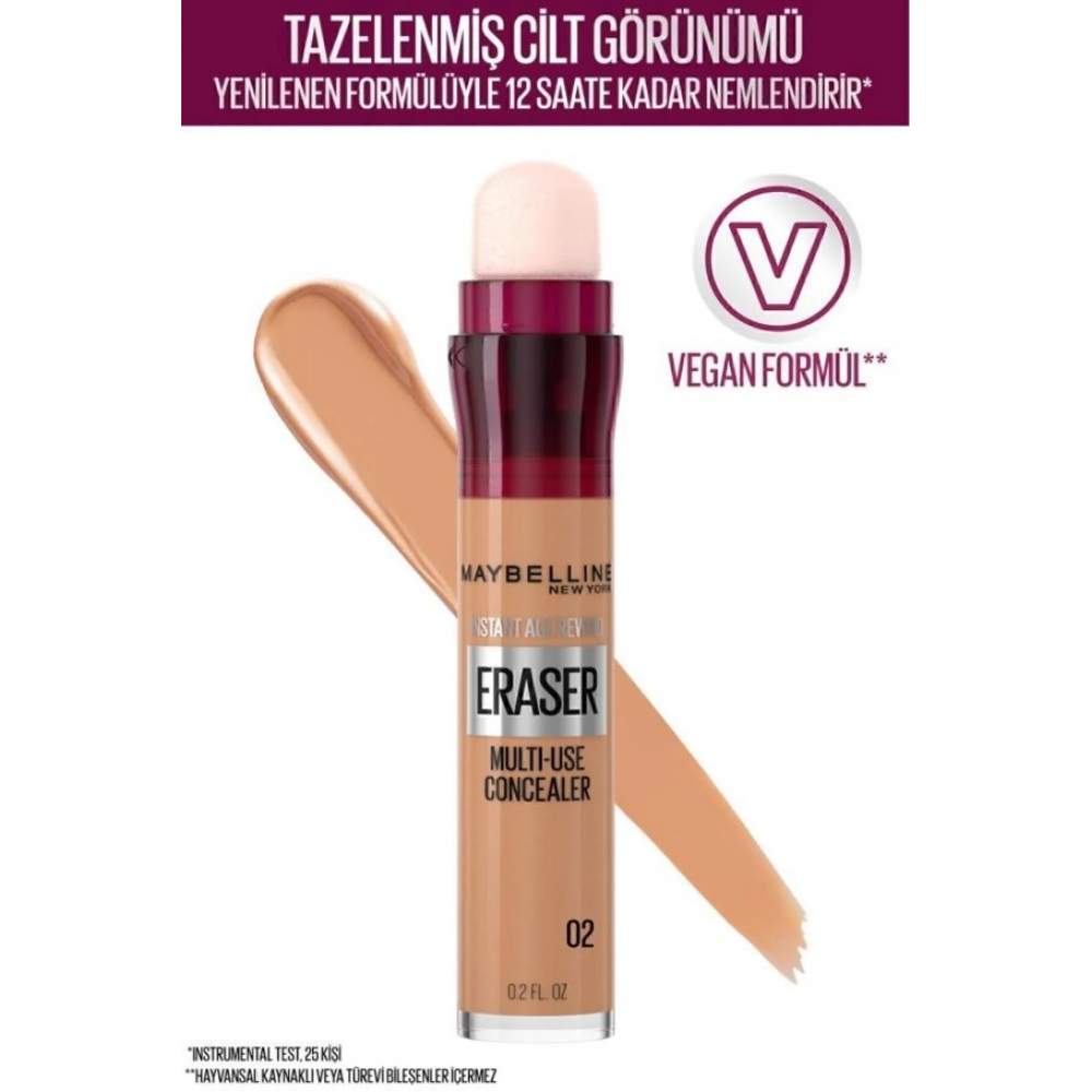 Maybelline New York Instant Anti Age Eraser 02 Nude Kapatıcı