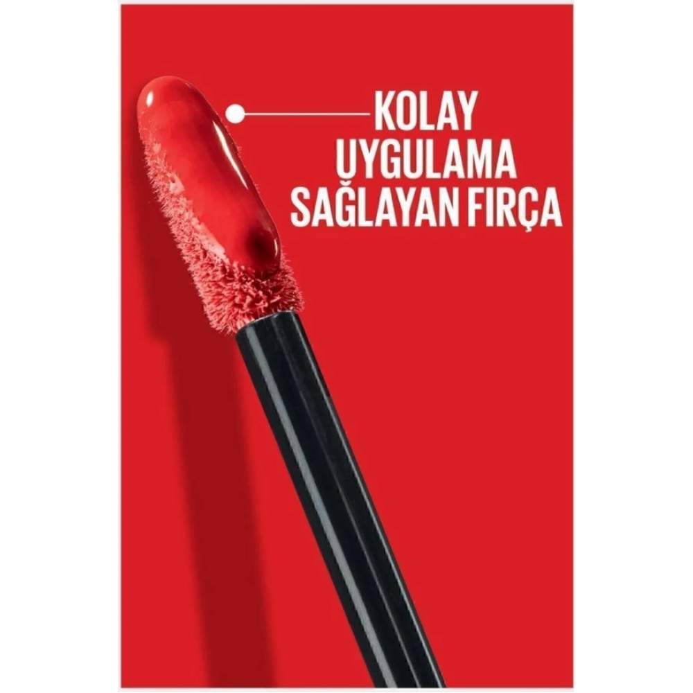 Maybelline New York 15 Super Stay Vinyl Ink Uzun Süre Kalıcı Likit Parlak Ruj