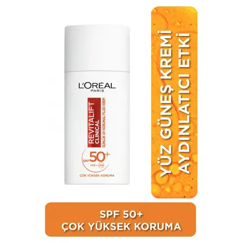 Loreal Paris Revitalift Clinical SPF50+ 50 ml Yüz Güneş Kremi