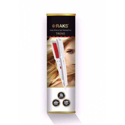 Raks Trend Beyaz-Kırmızı Saç Düzleştirici Raks Trend Beyaz-Kırmızı Saç Düzleştirici