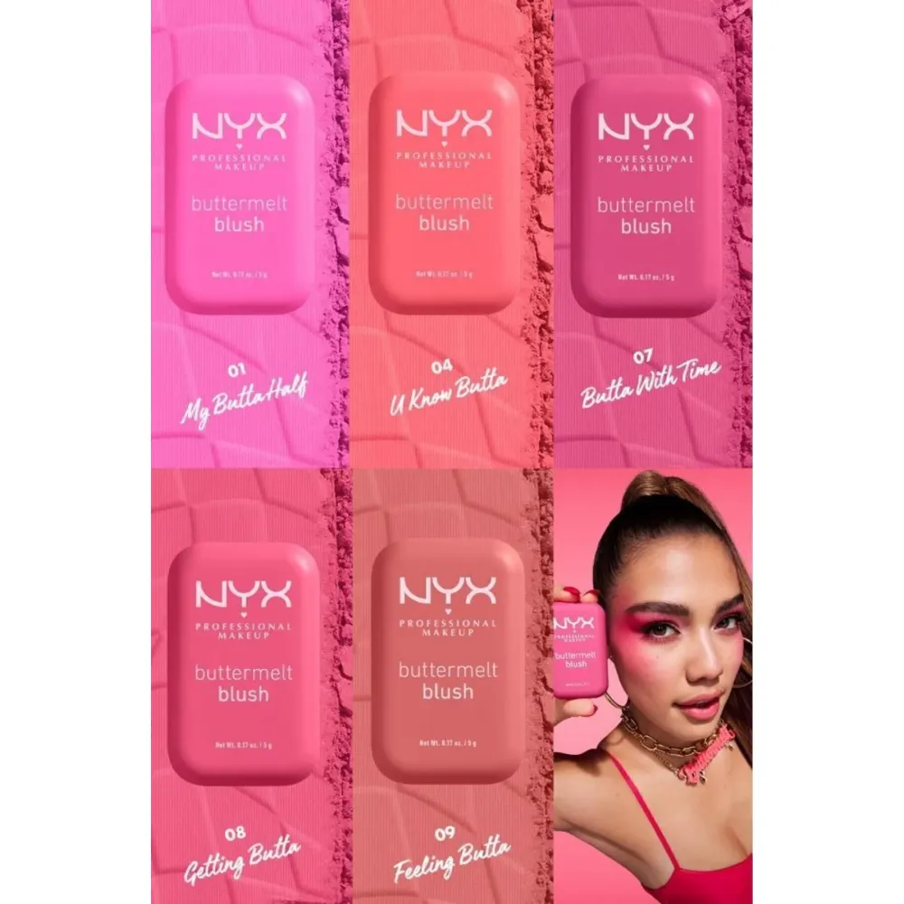 Nyx Professional Makeup Buttermelt Blush 08 Getting Butta Kremsi Pudra Allık
