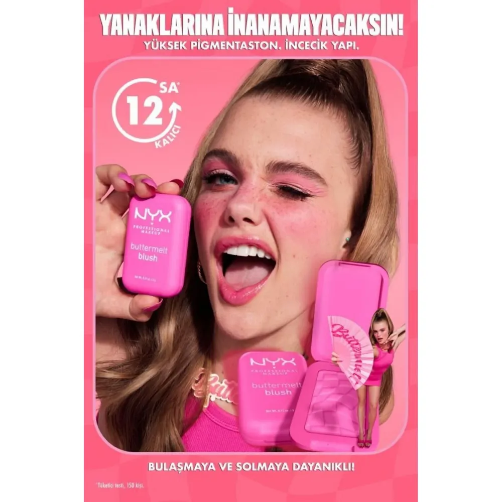 Nyx Professional Makeup Buttermelt Blush 08 Getting Butta Kremsi Pudra Allık