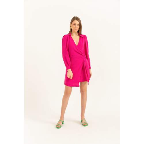 KAKTÜS İthal Aerobin Kumaş Uzun Kollu V Yaka Kuşaklı Kadın Elbise-Fuşya SDJwMDgt4zYo KAKTÜS İthal Aerobin Kumaş Uzun Kollu V Yaka Kuşaklı Kadın Elbise-Fuşya SDJwMDgt4zYo