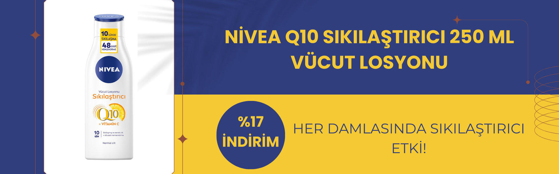 Nivea Q10 Sıkılaştırıcı Vücut Losyonu